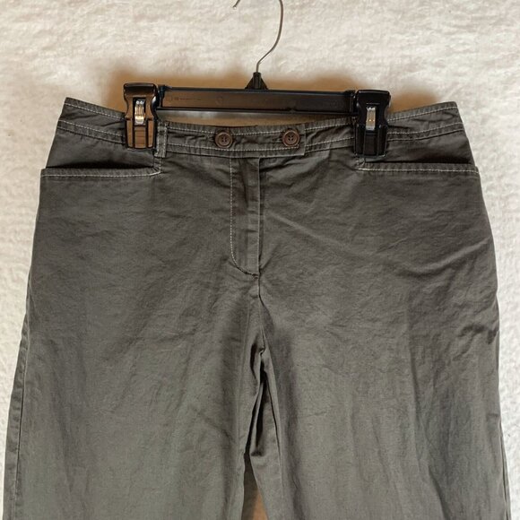 Boden Pants Women's 10 Brown Cotton Stretch Pockets‎ Mid-Rise Straight Leg 9681 - Picture 5 of 13